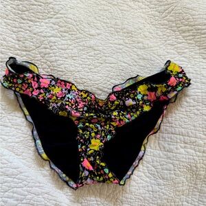 Victoria's Secret Multicolor Floral Bikini Bottoms